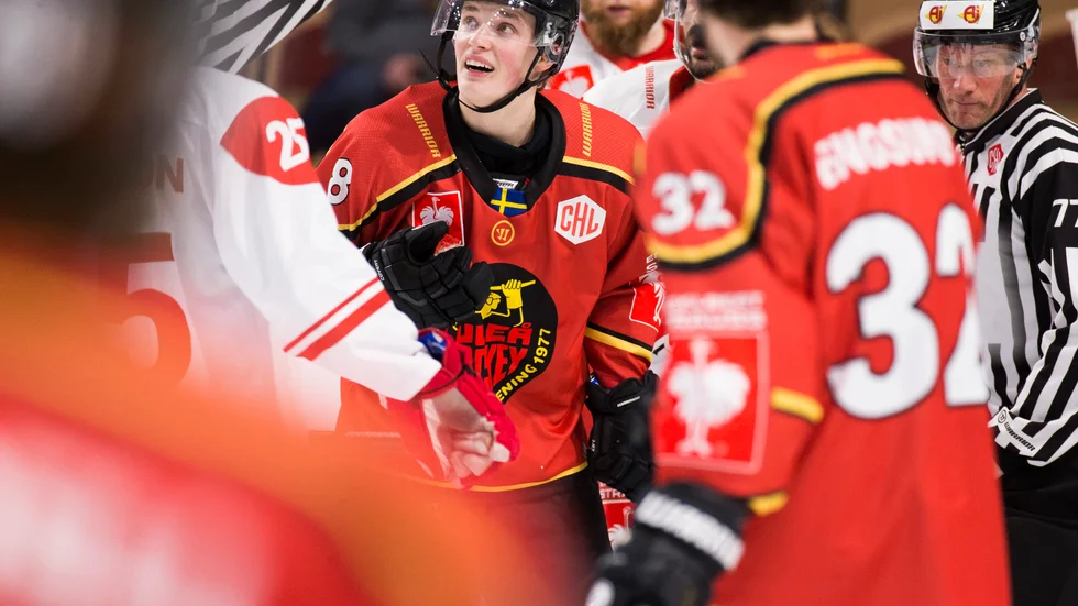 Noel Gunler spelade en av huvudrollerna när hans Luleå Hockey tog sig vidare till semifinal i CHL.