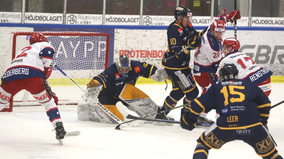 Visby Roma–Huddinge var den bästa matchen på länge i Visby ishall. 