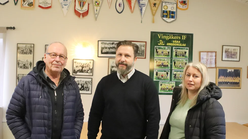 Från vänster: Tommy Gustafsson, Johan Mejman, Elin Pettersson. 