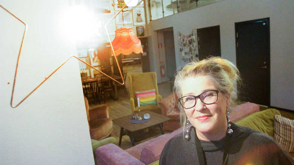 Charlotta Lockwall har arbetat som samordnare och ungdomscoach i två och ett halvt år. "Det känns som ett privilegius att få jobba här", säger hon.