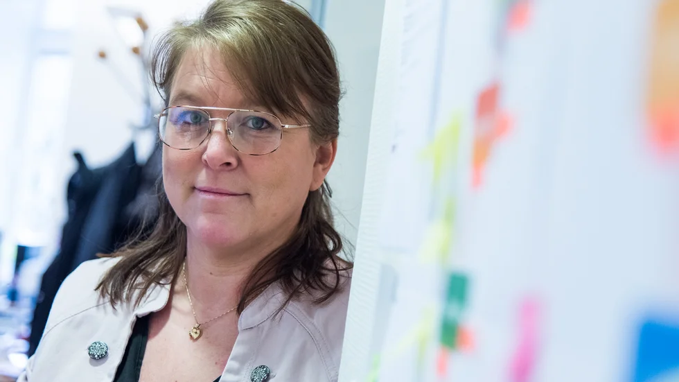 Jannica Sjöblad är ordförande för Kommunal i Västervik.