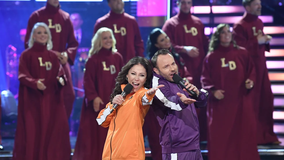 Tilde de Paula Eby och David Hellenius gör ett specialprogram av "Let's dance" för andra veckan i rad. Arkivbild.