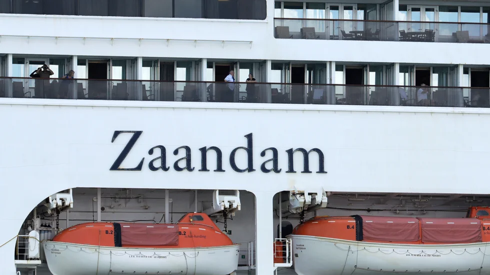 Det nederländska kryssningsfartyget Zaandam.