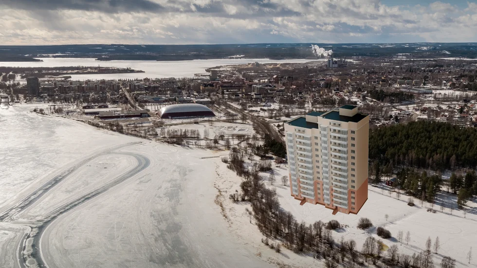 Trots att inte planprogrammet för Norrstrand är klart, kan PT avslöja att det finns långt gångna planer att bygga två höghus på Norrstrand. PT har pratat med ansvariga för byggbolaget och kan också visa en tänkt skiss.