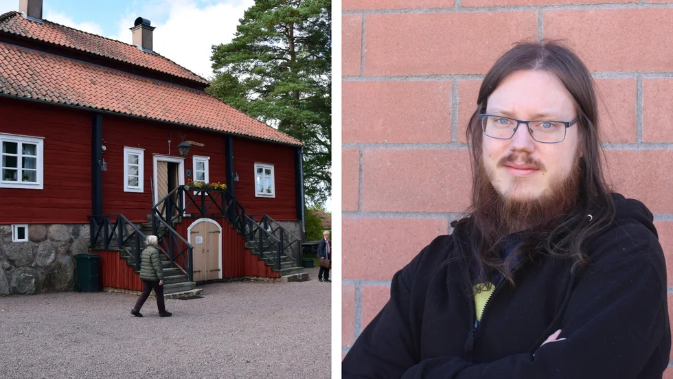 Emil Thuresson är ordförande för hembygdsföreningen och ser hur allt fler evenemang ställs in.