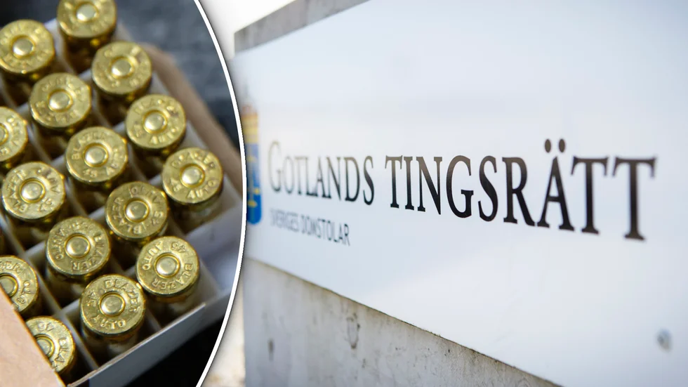 En man åtalas vid Gotlands tingsrätt ringa vapenbrott samt brott mot vapenlagen.