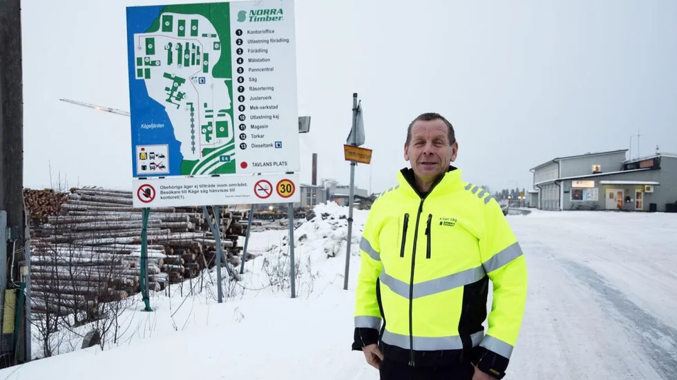 P-G Lundmarks sejour som chef på Kåge Såg blev ettårig. Han slutade i förra veckan.