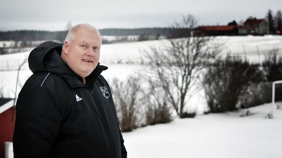 Lars–Martin Berglund kan glädja sig åt att Burträsk får ett konstgräs.