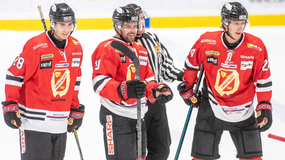 Ett mäktigt målfyrverkeri tog Linden upp på tionde plats i Hockeyettan.