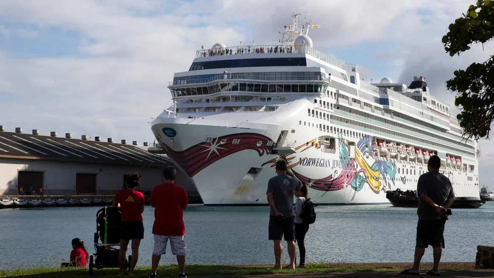 Kryssningsfartyget Jewel som tillhör Norwegian Cruise Line. Arkivbild.
