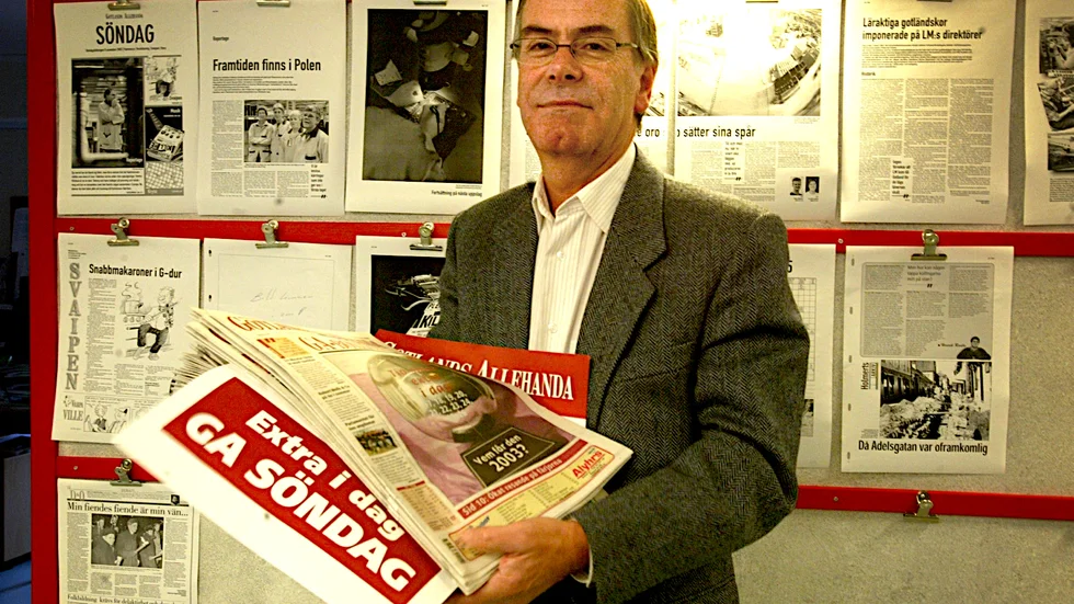 2003 var Jan Olsson med och introducerade "GA Söndag", en bilaga som följt med lördagstidningarna i många år.