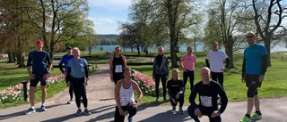 Löpargänget sprang för hjälp mot pandemin