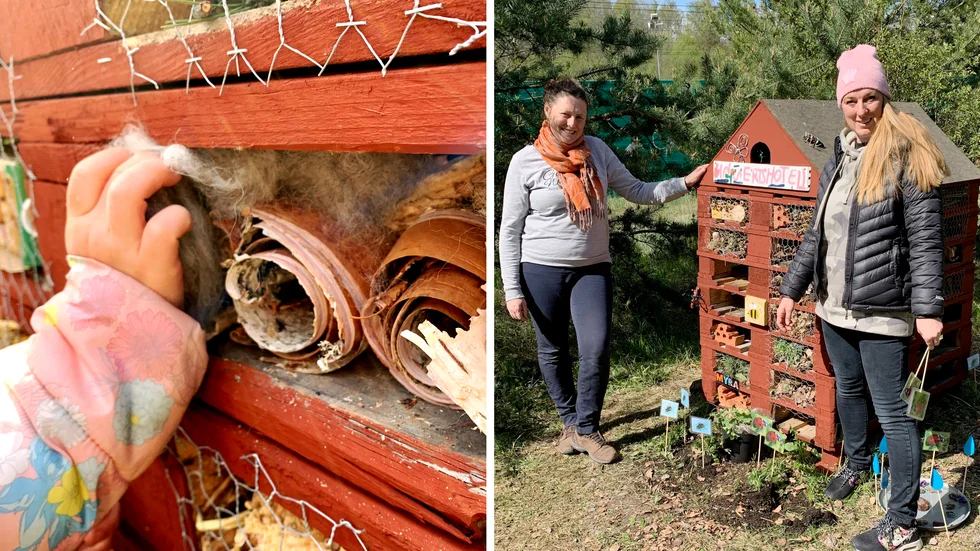 Frida Ström och Christina Gottfridsson är projektledare för "Barns röster". Båda är ateljeristor och handleder förskolepedagoger i hur de kan lära barnen saker genom att skapa tillsammans med dem.