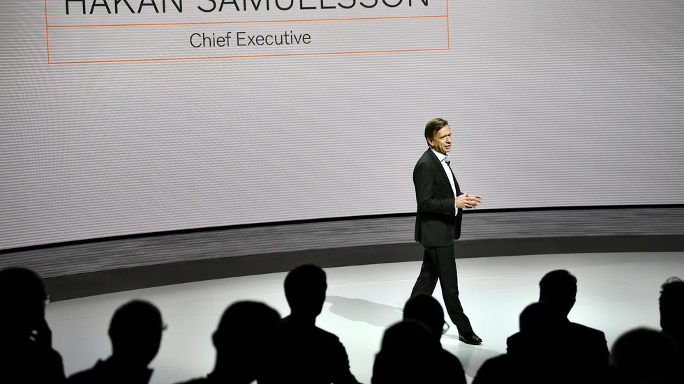 Volvo Cars vd Håkan Samuelsson. Arkivbild.