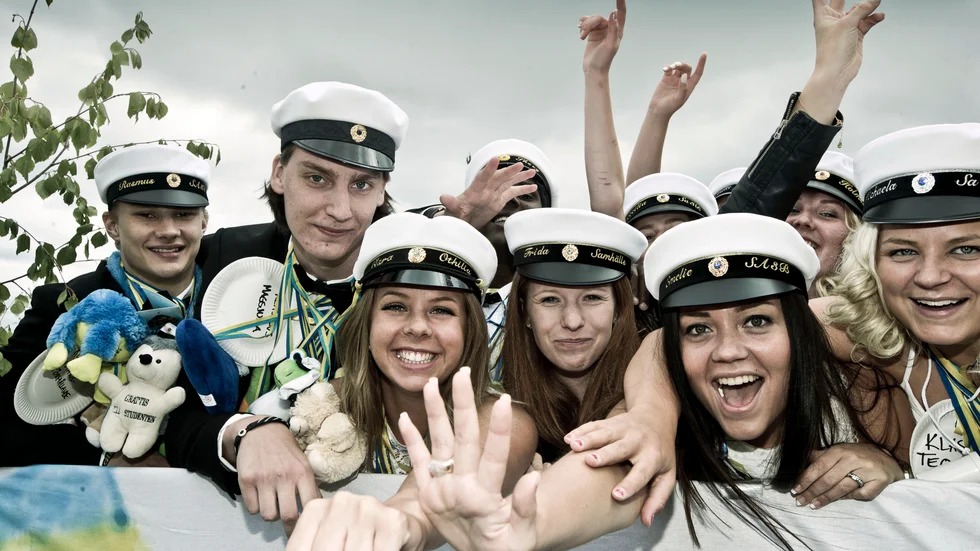 Det verkar bli en solig studentdag i Uppsala. 