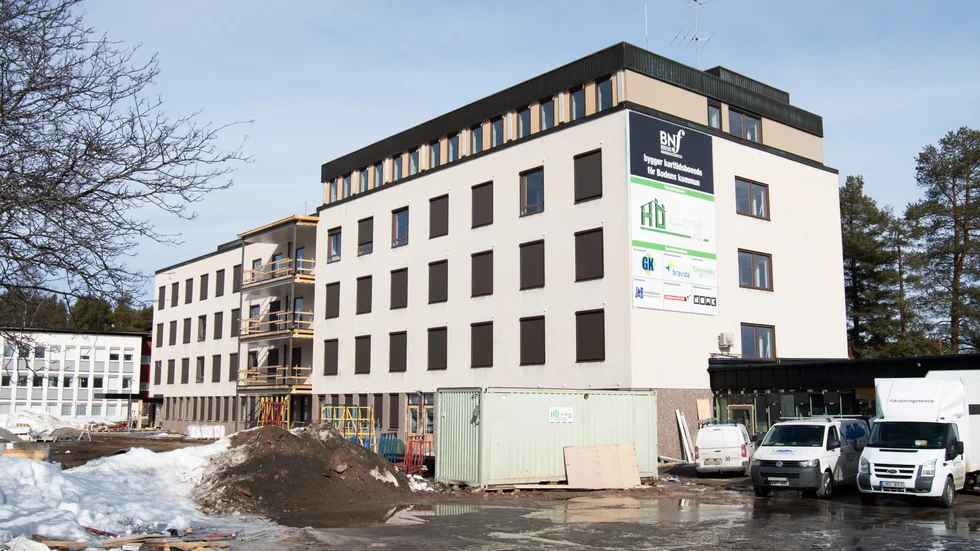 Här i gamla lungkliniken på Garnisområdet i Boden öppnar det nya korttidsboendet.