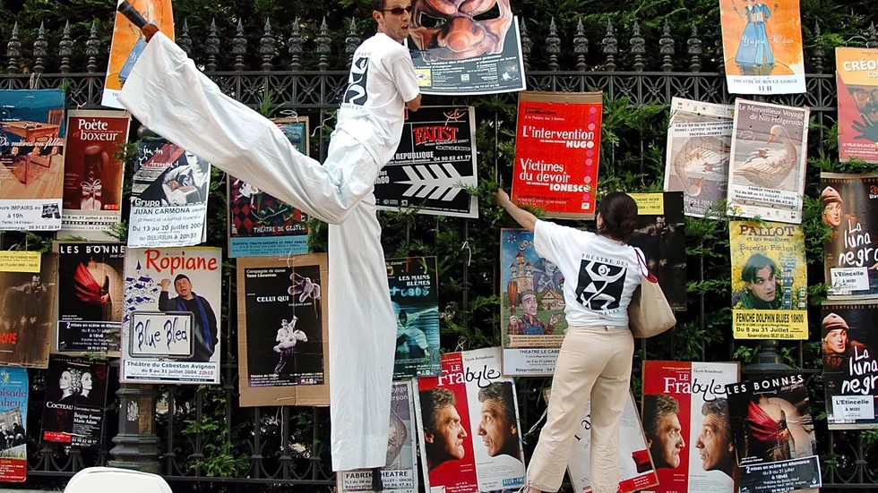 Teaterfestivalen i Avignon ställs in på grund av coronaviruset. Arkivbild.