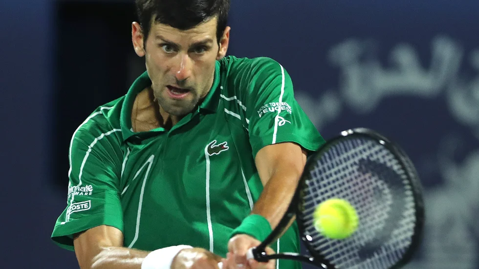 Novak Djokovic planerar för en tennisturné på Balkan i juni. Arkivbild.