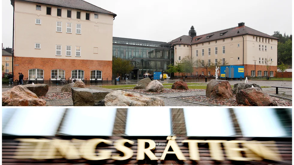 En bråk mellan tre elever på Thomasgymnasiet ska nu redas ut av Eskilstuna tingsrätt, där två tonåringar åtalas för misshandel. Båda nekar till brott.