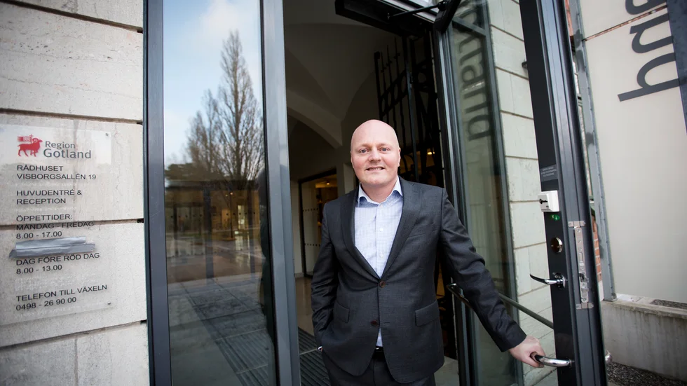 Regiondirektör Peter Lindvall är sannolikt glad över att det blir allt fler gotlänningar. 