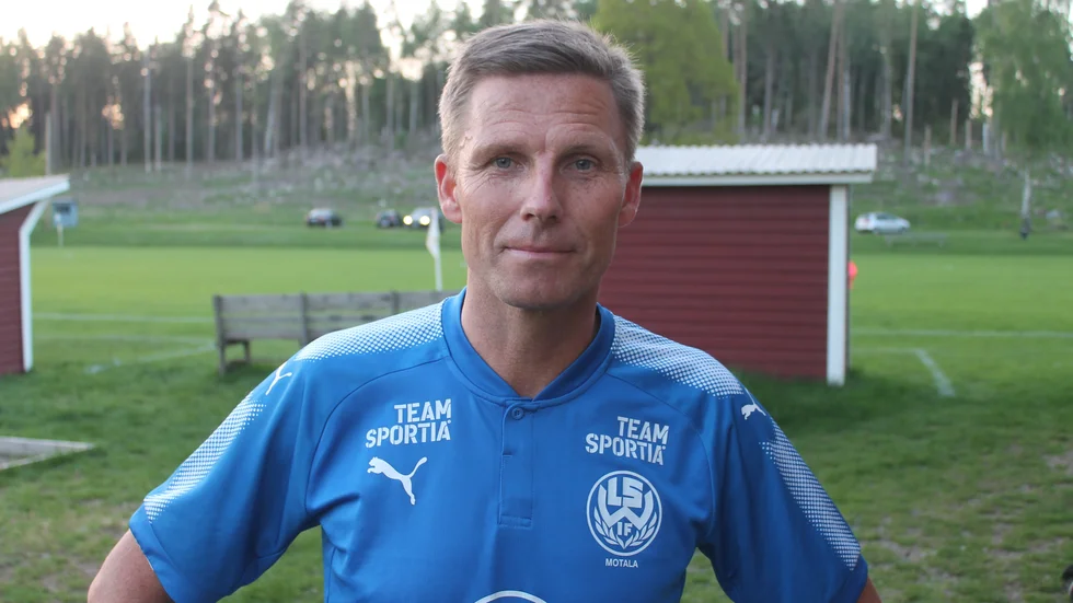 LSW-tränaren Fredrik Blomberg var nöjd med det laget presterade i träningsmatchen mot FInspång.