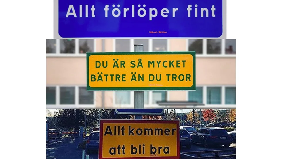 De tre stulna konstverken är skapade av Mikael Richter. 