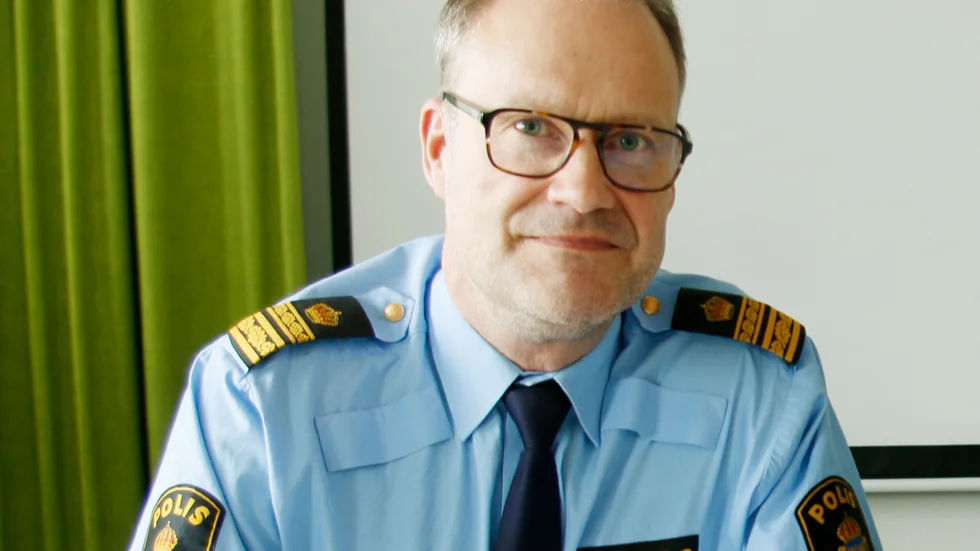 Christer Sjöqvist, lokalpolisområdeschef i Eskilstuna.