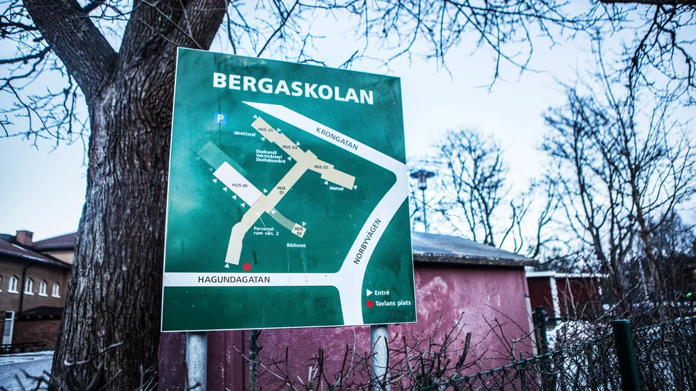 Det var i söndags eftermiddag som en man ska ha blottat sig för barn utanför Bergaskolan.