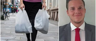 Regeringens införda plastpåseskatt är ineffektiv