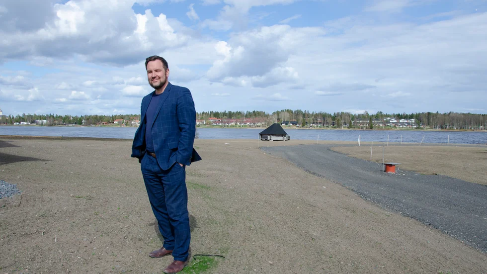 "Vi har firat vårt 80-årsjubileum och haft en rekordsommar. Omsättningen har ökat med 27 procent under juni-juli i år jämfört med i fjol, som då var en rekordsommar", säger Tobias Lindfors koncern vd och huvudägare Pite havsbad. (Arkivbild)