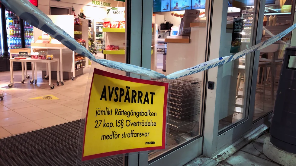 Mannen rånade en butik i Haparanda (obs, bilden föreställer inte den aktuella butiken utan är en arkivbild).