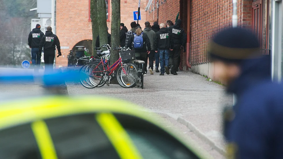 De högerextrema aktiviteterna har minskat i hela landet. 