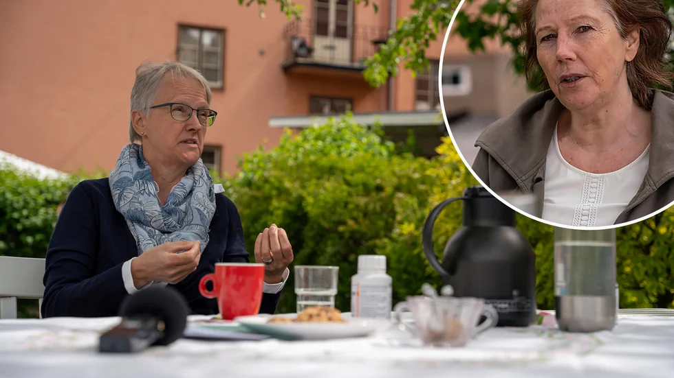 Varken Monika Olsson (till vänster) eller Eva Prytz infälld) hade hört talas om äggstockscancer innan de fick diagnosen.