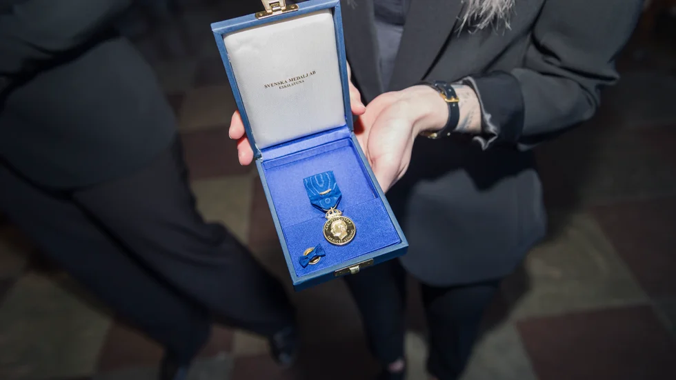 Ett exempel på en av de medaljer som delas ut. Arkivbild.