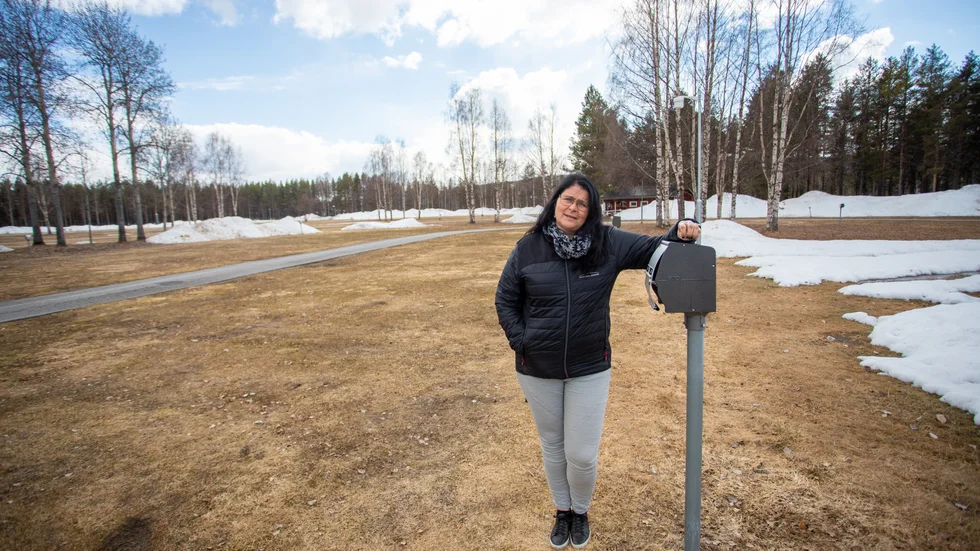Pia Emretsson på Arctic camp i Jokkmokk känner sig besviken över att norrmännen troligtvis inte kommer förgylla sommaren på campingen. 