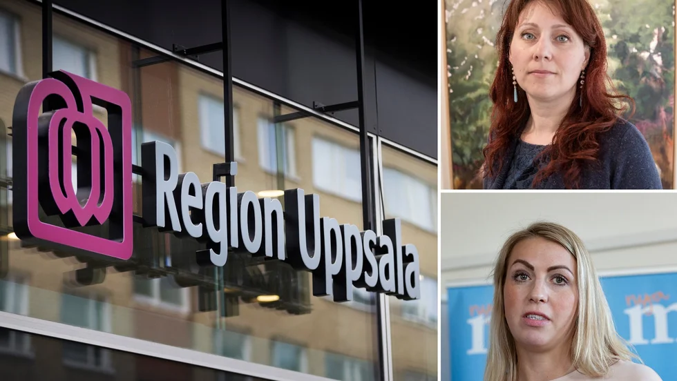 Vivianne Macdisi (S) är en av dem som vill att Region Uppsala ska ta fram plan för att förebygga mäns våld mot kvinnor och hedersförtryck under coronapandemin. På nedre bilden Emilie Orring (M).