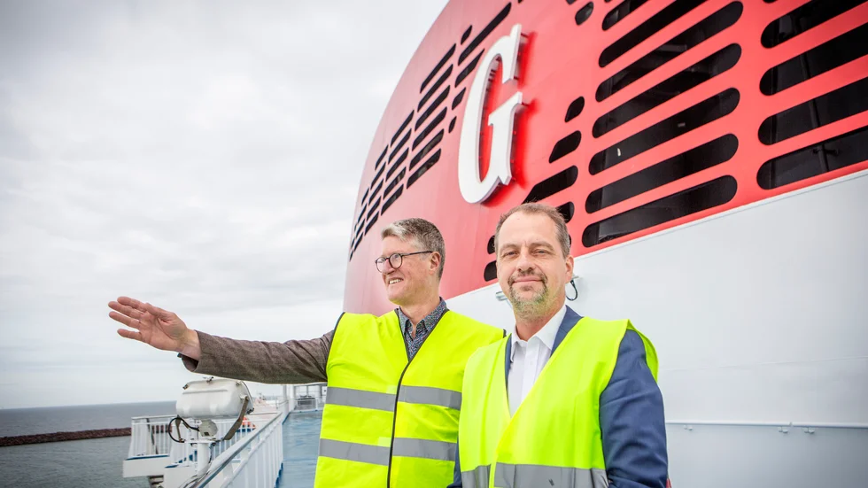 Christer Bruzelius, vd Destination Gotland, och Adam Jacobsson, sälj- och marknadschef. 