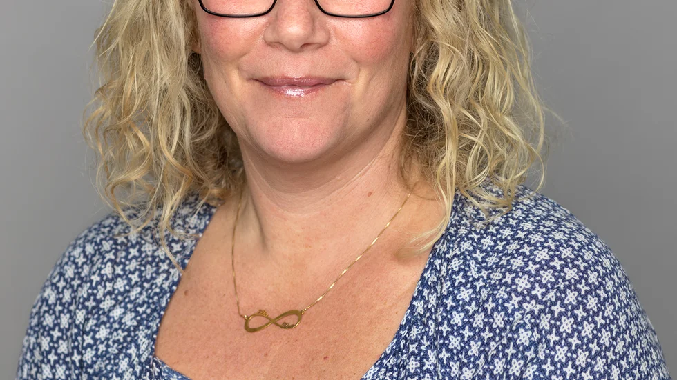 Viktoria Vahlgren, ordförande för Vårdförbundet på Gotland och huvudskyddsombud. 