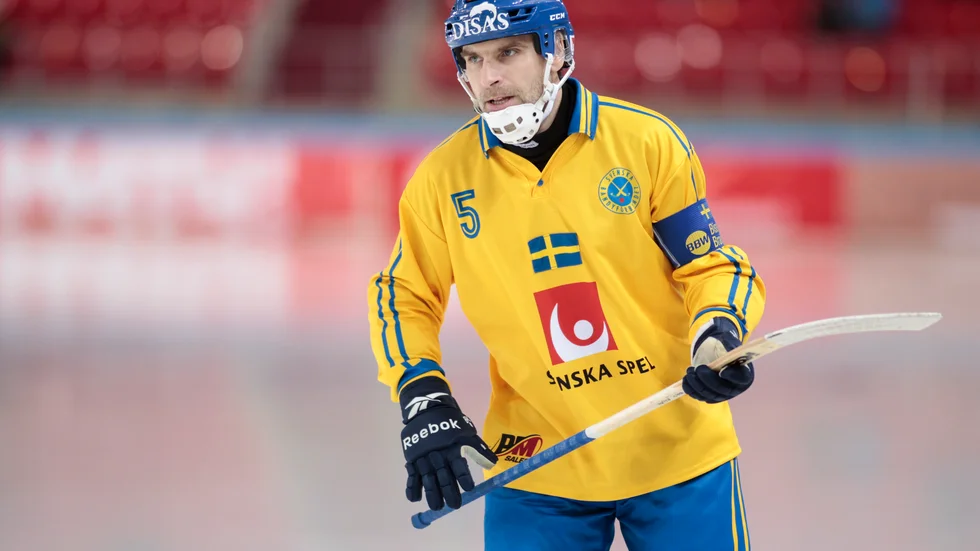 Andreas Westh avslutar bandykarriären. Arkivbild.