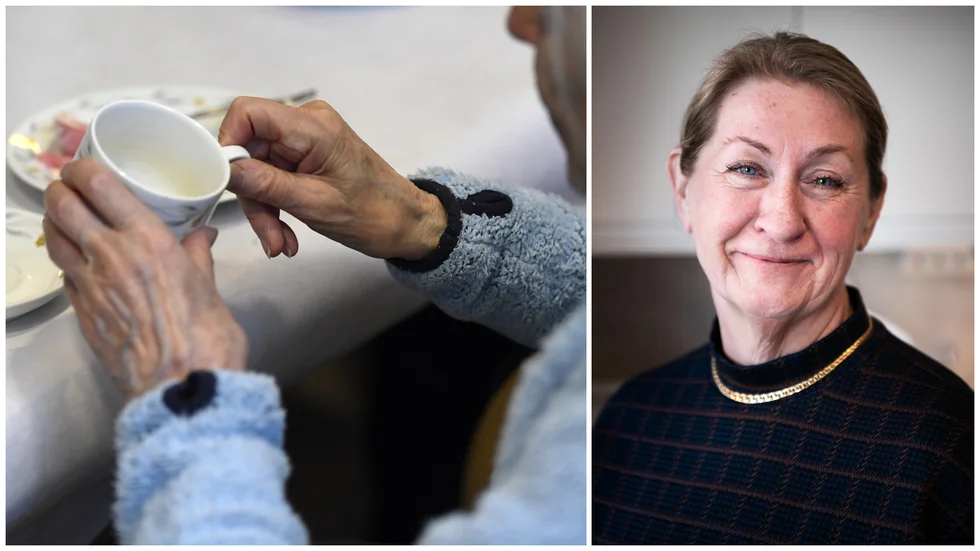 Verksamhetschefen Susanne Rosell på äldreboendet  Attendo Duvan gjorde en riskanalys innan coronaviruset hade nått Sverige. Nu är han glad över sitt agerande. 