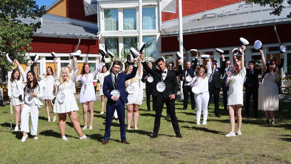 Torsdagen den 11 juni firades 48 avgångselever på Gränsälvsgymnasiet i Övertorneå.