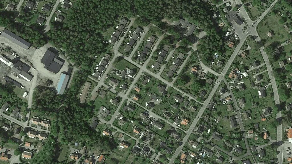 Området kring Skogshyddevägen 8