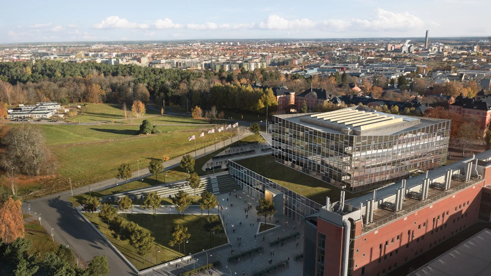 Utbyggnaden av Ångströmlaboratoriet innehåller bland annat en ny huvudbyggnad med plats för forskning och utbildning. 