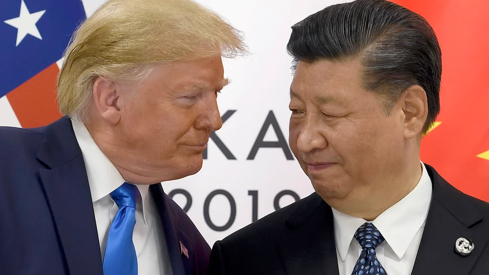 Donald Trump och Xi Jinping, vars relation inte varit den bästa under pandemins framfart. Arkivbild.