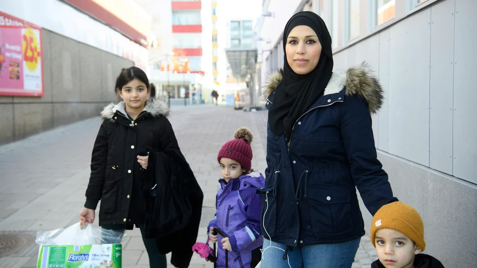 Jasmine Suleiman tror inte att bristen på information är det egentliga problemet. På bild med barnen Lilas, Jasmine och Ahmed.