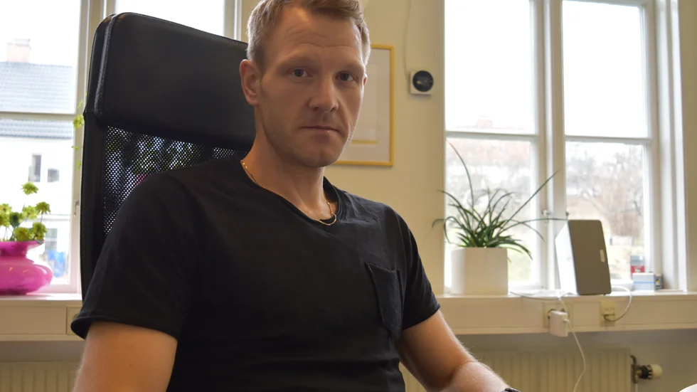 Marcus Alsér, ordförande Företagarna Vimmerby, märker att alla försöker dra sitt strå till stacken för underlätta i Corona-krisen. Han välkomnar kommunens stödinsatser till de lokala företagen.