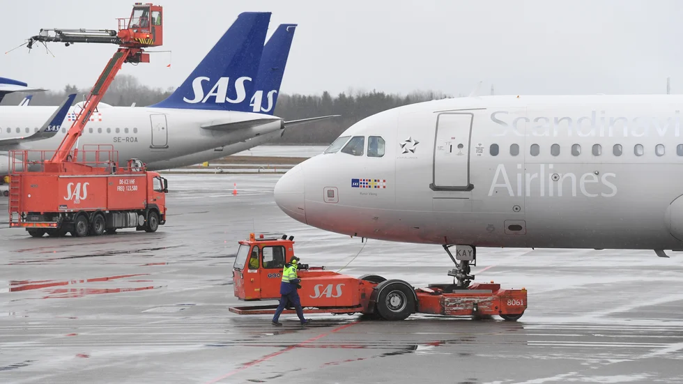 SAS säger att bolaget kan göra flygningar för att hämta svenskar om utrikesdepartementet gör en beställning. Arkivbild.