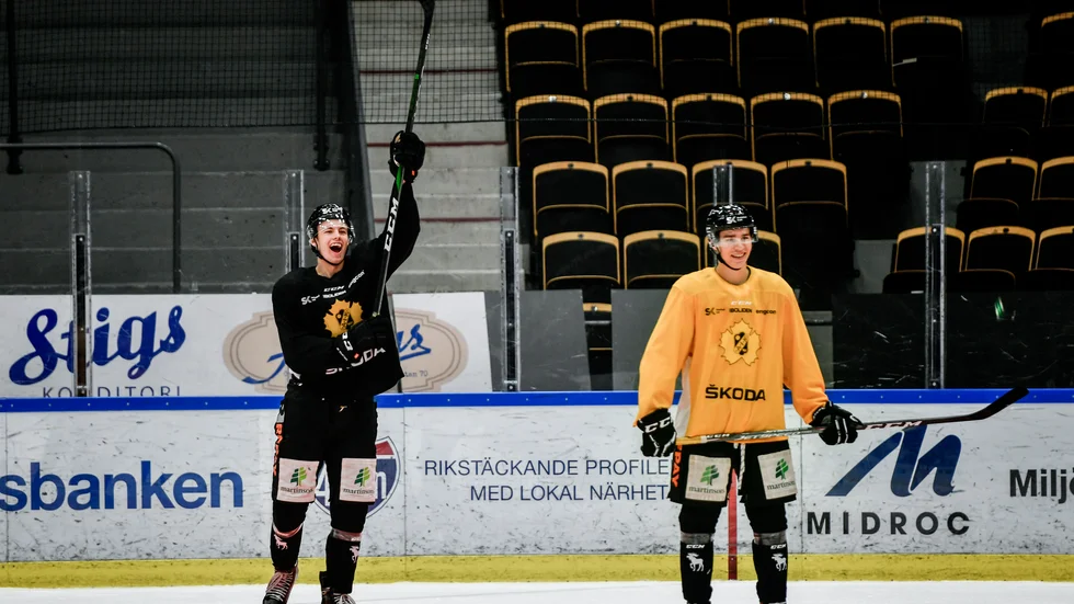 Philip Broberg och Adam Wilsby. 