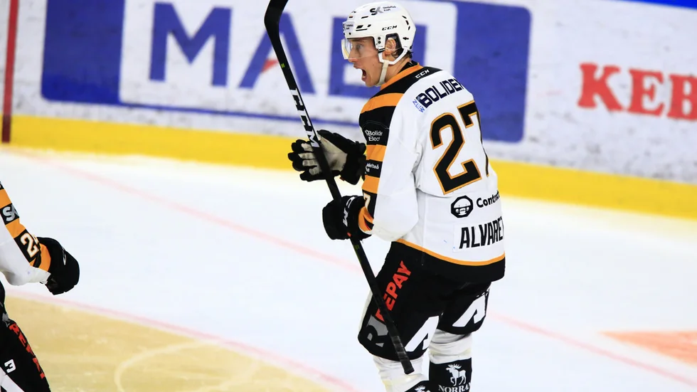 Robin Alvarez var het i derbyt mot Luleå.
