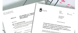 Avgift för svartbygge sänktes med över en miljon